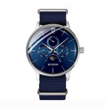 2020 quartz wristwatch nato strap moonphase quartz watch movement price leather strap for watch luxury brand watches